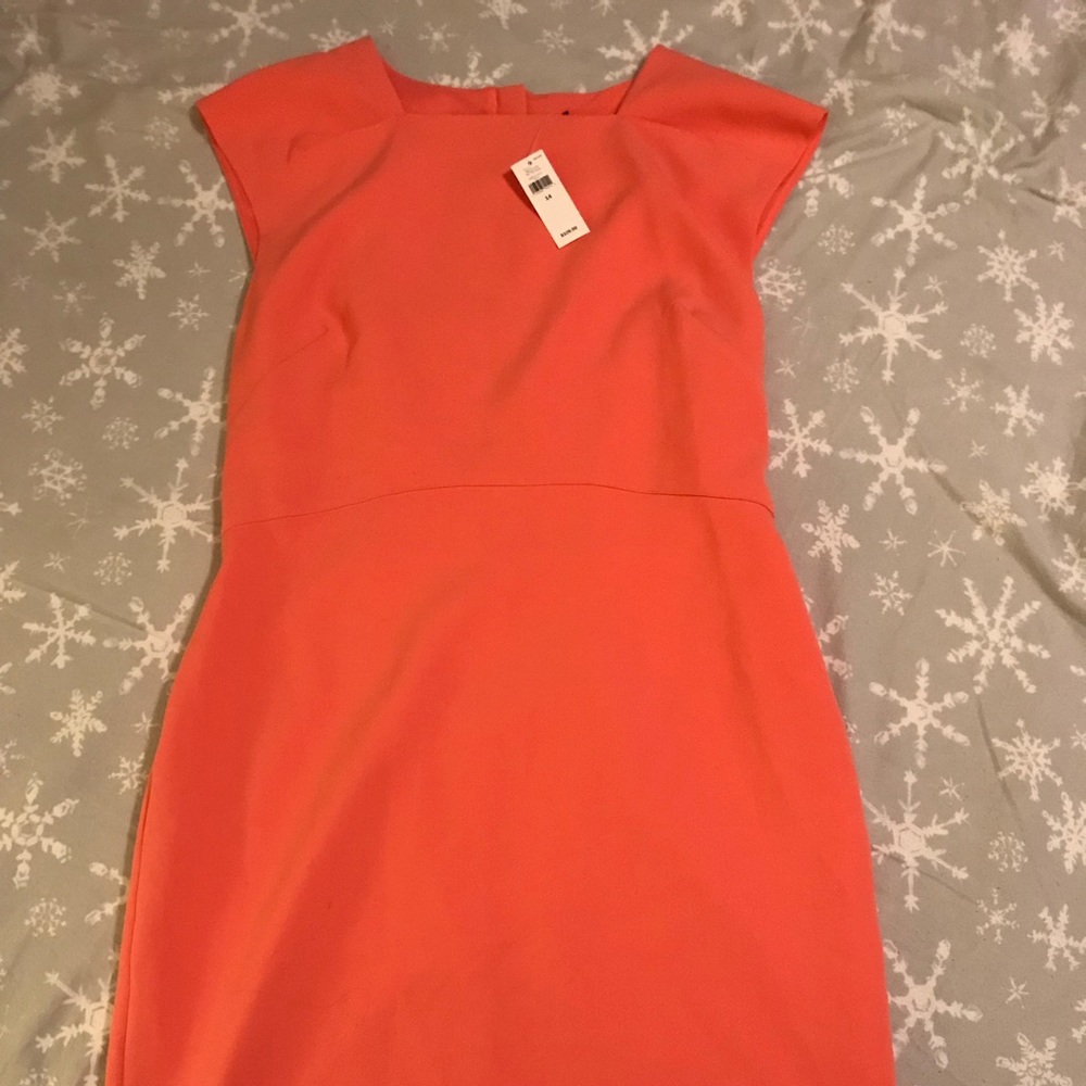 Size 14 NWT banana republic tangerine dress